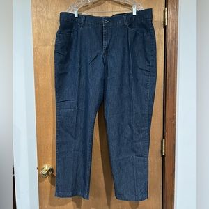 Lee Relaxed Women’s Size 18W Lightweight Blue Denim Pants Preowned EXCELLENT